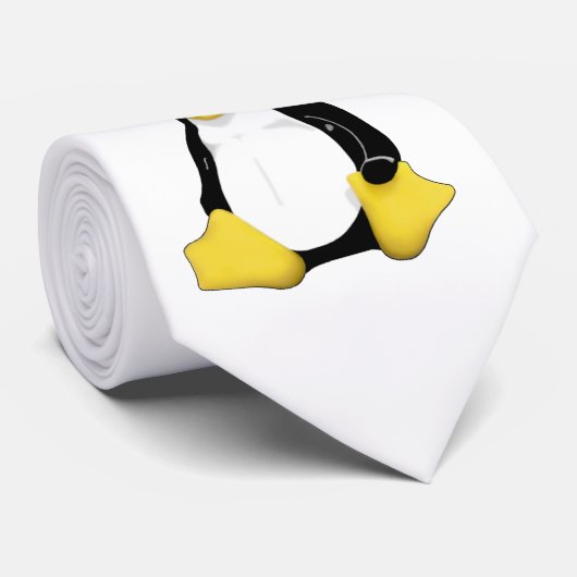 Cravate classique de Tux - blanc (Roulé)