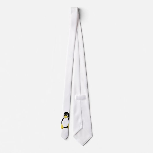 Cravate classique de Tux - blanc (Dos)