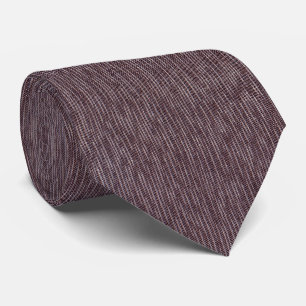 Cravate Classique Grenadine Vintage Brun Lignes