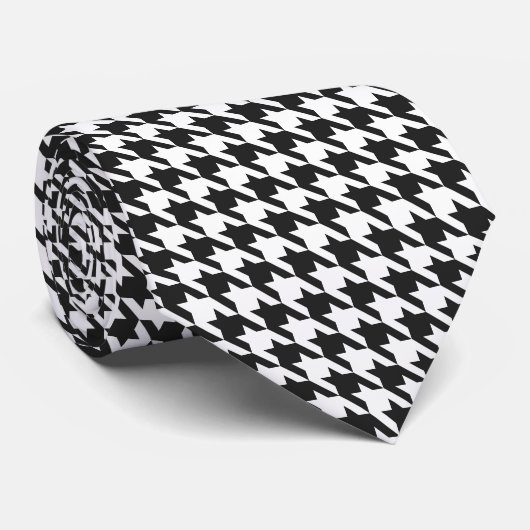 Cravate classique Houndstooth (Roulé)
