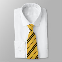 Classique Jaune Noir Stripes Motif