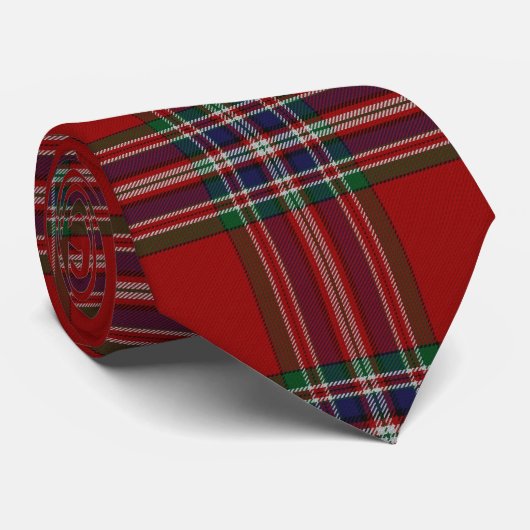 Cravate classique MacFarlane Tartan Plaid (Roulé)