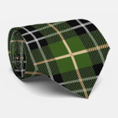 Cravate Classy Green Plaid St. Patrick's Day (Roulé)