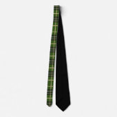 Cravate Classy Green Plaid St. Patrick's Day (Dos)