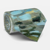 Cravate Claude Monet. Baigneurs à La Grenouillère (Roulé)