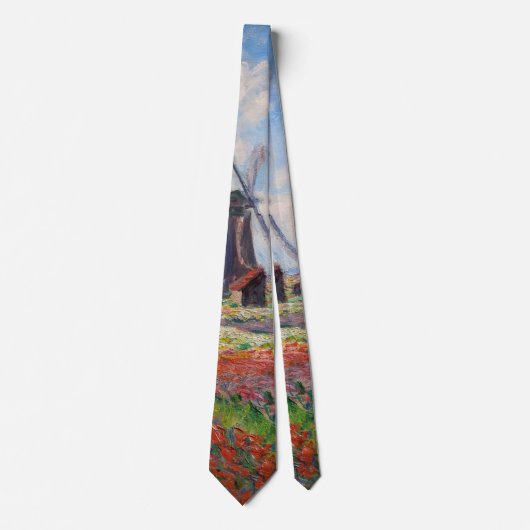 Cravate Claude Monet - Champ de Tulipes en Hollande (Devant)