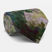 Cravate Claude Monet - Clématite Blanche (Roulé)