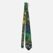 Cravate Claude Monet - Coin d'un étang avec des Nénuphars (Dos)