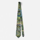 Cravate Claude Monet - Etang Lily et Pont Japonais (Devant)