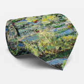 Cravate Claude Monet - Etang Lily et Pont Japonais (Roulé)