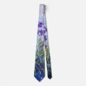 Cravate Claude Monet - Lilac Irises / Iris Mauves (Devant)