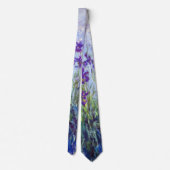 Cravate Claude Monet - Lilac Irises / Iris Mauves (Dos)