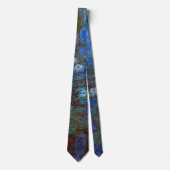 Cravate Claude Monet - Nymphéas bleus (Devant)