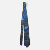 Cravate Claude Monet - Nymphéas bleus (Dos)