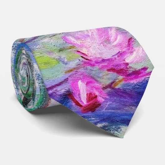 Cravate Claude Monet - Nymphéas / Nymphéas 1919 (Roulé)