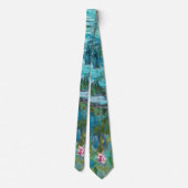Cravate Claude Monet Nymphéas Nymphéas Nymphéas Etang Fleu (Dos)