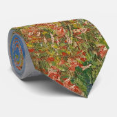 Cravate Claude Monet Painting, Champ de pavot à Giverny (Roulé)
