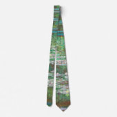 Cravate Claude Monet pont de football japonais. Impression (Dos)