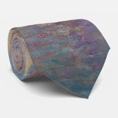 Cravate Claude Monet - Vetheuil, coucher de soleil (Roulé)