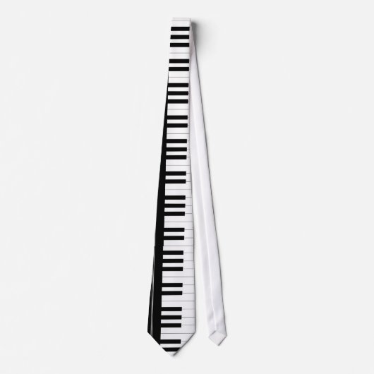 Cravate Clavier de piano (Devant)