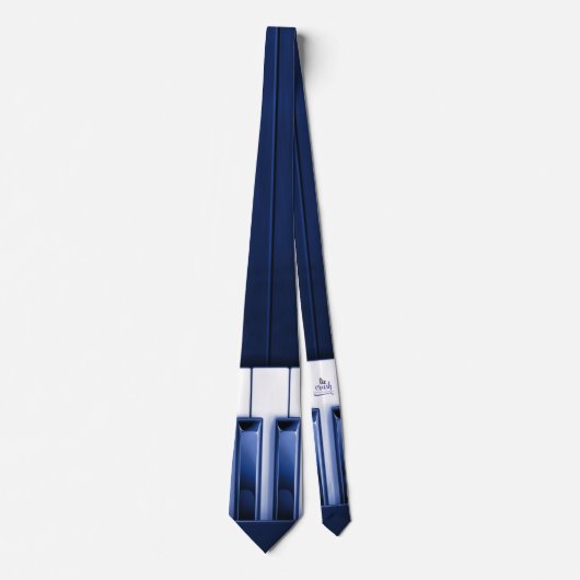 Cravate Clavier Lire Piano Musical Clavier Necktie (Devant)