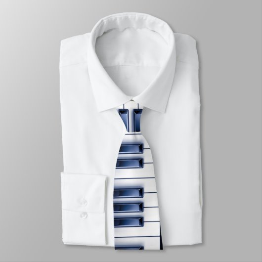 Cravate Clavier Play Piano Musical Clavier Necktie V2 (Attaché)