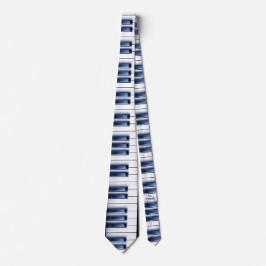 Cravate Clavier Play Piano Musical Clavier Necktie V2 (Devant)