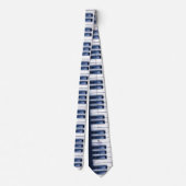 Cravate Clavier Play Piano Musical Clavier Necktie V2 (Dos)