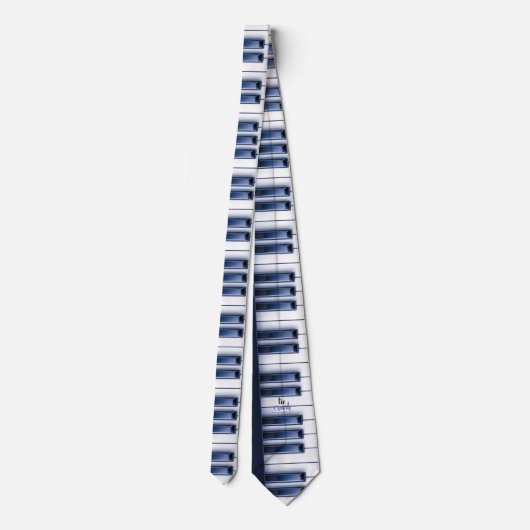 Cravate Clavier Play Piano Musical Clavier Necktie V2 (Dos)