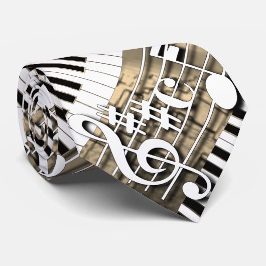 Cravate Clavier pour piano (Roulé)