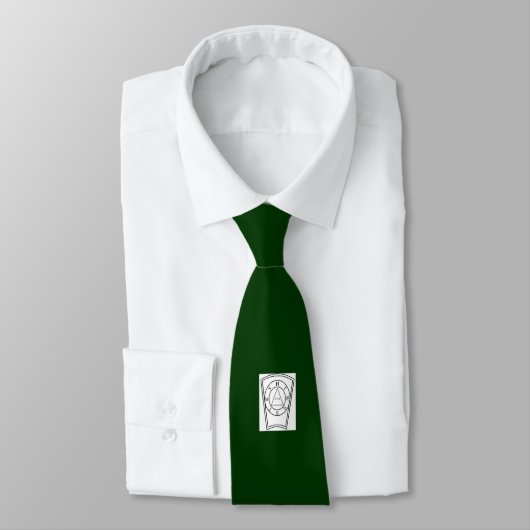 Cravate Clef de voûte maçonnique (Attaché)