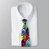 Cravate Clef triple abstraite (Attaché)