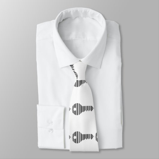 Cravate Clés CODE BARRES Clés Motif de code-barres Concept (Attaché)