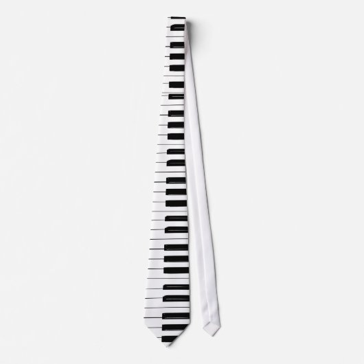 Cravate Clés de piano (Devant)