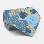 Cravate Cliff Hanger Hawaiian Monstera Leaf Impression rec (Roulé)