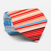 Cravate Climate Stripes Krawatte Deutschland 1881-2021 (Roulé)