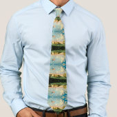 Cravate Clipper Ships Boston Harbour 1800