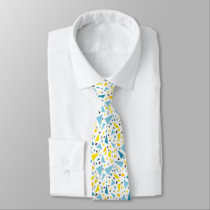 Cravate Cliquez sur le design favori Jaune et triangle ble