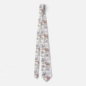 Cravate Clocage Floral - COULEUR PERSONNALISÉE (Dos)