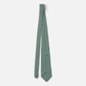 Cravate Clocher vert avec rayures gris charbon (Dos)