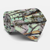 Cravate Close-up scene of birch log stumps, rustic charm (Roulé)