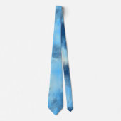 Cravate Cloud bleu (Devant)