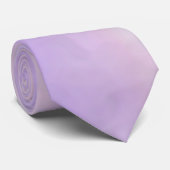 Cravate Clouds pastel violet rose virevoltant (Roulé)