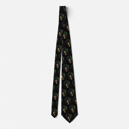 Cravate Clover Earring St. Patrick's Day (Dos)