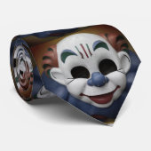 Cravate clown du parc d'attractions déplaisant (Roulé)