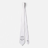 Cravate Club de football Nom Logo Initiales cachées Toute (Devant)