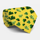 Cravate Clusters de design Shamrock Camo (Roulé)