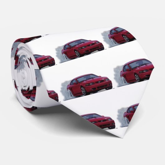 Cravate Cobra de mustang de 2004 rouges (Roulé)