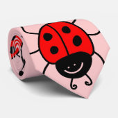 Cravate coccinelle perdue (Roulé)