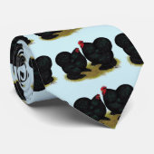 Cravate Cochins Black Bantam Paire (Roulé)